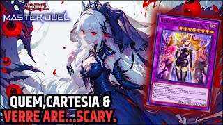 😱 QUEMCARTESIA amp VERRE TOGETHER ARESCARY😱NEW WITCHCRAFTER DECK PROFILE YUGIOH MASTER DUEL [upl. by Hugon]