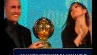 PREMIAZIONE FABIO CANNAVARO PALLONE DORO Golden ball [upl. by Llehcam]