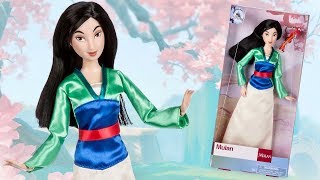 Disney Stores MULAN Classic doll Review amp Unboxing [upl. by Mendes]