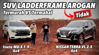 ISUZU MUX 19 amp NISSAN TERRA VL 25  SUV Ladderframe Kurang Populer Ternyata Menyimpan [upl. by Atiz404]