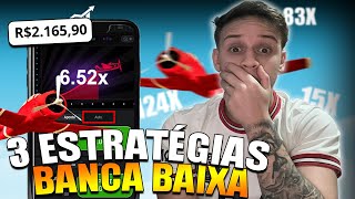 🔴REVELEI 3 ESTRATÉGIAS SECRECRETAS PARA BANCA BAIXA NO AVIATOR [upl. by Scales811]