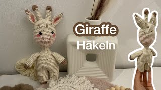 Amigurumi Giraffe Häkeln 🦒 Häkelanleitung  schritt für Schritt  Marycrochet [upl. by Samala]