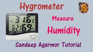 hygrometer  measure humidity [upl. by Zeret90]