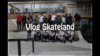 Drop In  Vlog 2  stuntsteptrip Skateland backflip fail [upl. by Ydahs]