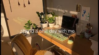 spend a chill day with me  desk setup cooking journaling  vlog 01 [upl. by Neerual]