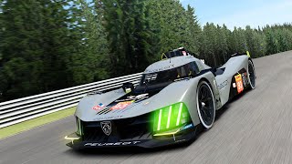 Peugeot 9X8 22 LMH Remake en Nürburgring  Assetto Corsa [upl. by Ozzie518]