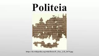 Politeia [upl. by Celesta]