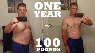 1 Year Weight Loss Transformation  Mind amp Body Transformation [upl. by Raamaj532]