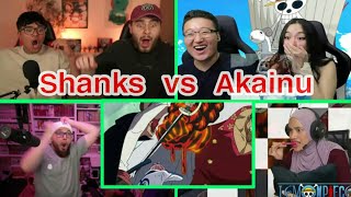 Shanks Stops Akainu And Saves Coby Reaction Mashup [upl. by Ahsotan]