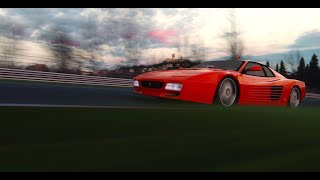 Ferrari 512 Testarossa 91 Nurburgring Nordschleife Lap  Assetto Corsa [upl. by Oiromed868]