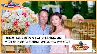 Chris Harrison amp Lauren Zima Are Married Share First Wedding Photos [upl. by Ecnerret892]