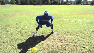 Linebacker Drill  Shuffle Read Run Tackle Pursuit Takeoff [upl. by Winer593]