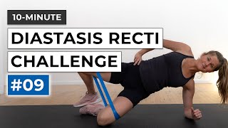 10Minute Diastasis Recti Challenge 9  Postpartum Abs [upl. by Sutsugua]