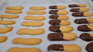 4 Ingredients Viennese Finger Biscuits [upl. by Campball]