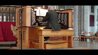 Dr Barry Rose OBE plays Peter Maxwell Davies Farewell to Stromness organ of Blackburn Cathedral [upl. by Dante956]