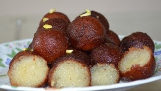 Gulab Jamun Recipe With Khoa  Mawa  Kova [upl. by Ailb]