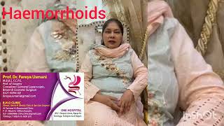 Haemorrhoids Bawaseer by Dr Fareya Usmani haemorrhoids hemorrhoids bawaseer drfareyausmani [upl. by Stillmann]