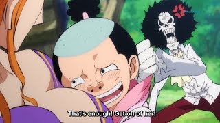 Luffy finally meets Nami and the others in Wano Kuni [upl. by Lasiaf]