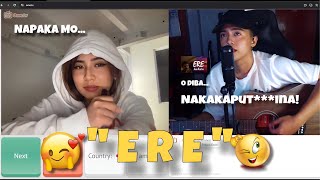 SINGING TO STRANGERS ON OMETV  BEST REACTION E R E🥰🎸 o diba… nakaka… [upl. by Eneluqcaj219]