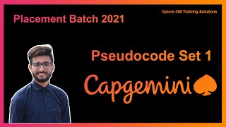 Capgemini PseudocodesI [upl. by Eachelle]