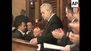 Yugoslavia  Milosevic sworn in as President [upl. by Lapointe769]