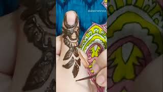 Thumb Mehendi Design by sadias Mehendi Art shortsvideo [upl. by Florance]