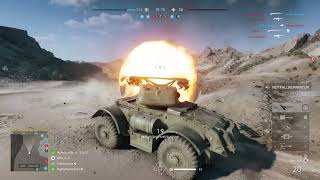 Battlefield 5 Staghound best tank killer [upl. by Baoj]