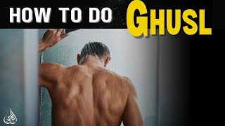 How to Make Ghusl  How to Perform Ghusl for Women [upl. by Sirromaj]