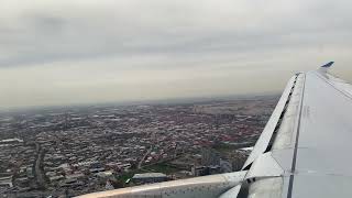 Uzbekistan A320 approach landing  Tashkent TAS [upl. by Hnahk474]