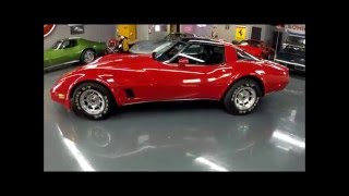 1981 Corvette  RedBlack s Match 47200 Miles  Seven Hills Motorcars [upl. by Blackwell]