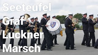 Das KSM der Seeteufel Graf Luckner Marsch und die beste Lyra des Nordens  Marinemusikkorps Kiel [upl. by Cinelli]