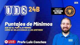 Puntajes Mínimos UDG 2024B  Qué es puntaje mínimo y cómo se selecciona a los admitidos [upl. by Ecirtaed850]