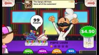 Papas Cupcakeria To Go Rank 63Unlocking Papa Louie [upl. by Eillac]