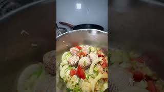 Chapon entier rascasse royale farci au beurre de palourde olives noire 👉 asmr cooking food [upl. by Pool]