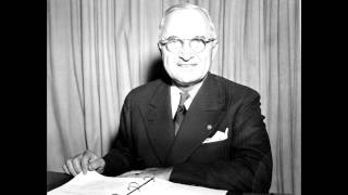 Harry Truman quotSurrender of Japanquot Speech 1945 AUDIO RESTORED [upl. by Chipman]