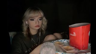 ASMR completely ignoring you while eating chickfila [upl. by Zsa]