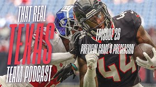 E26 Game 4 Preview That Real Texas Team Podcast nfl texans wearetexans podcast reaction [upl. by Vernen]