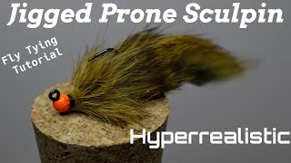 Jigged Prone Sculpin  Streamer Fly Tying Tutorial [upl. by Swope]