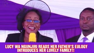 EVANGELIST LUCY WA NGUNJIRI GÙTHOMA TRIBUTE YA BABA WAO NA KUHEANA RUGANO RWA MWANYA RWA FAMILY YAO [upl. by Oliy416]