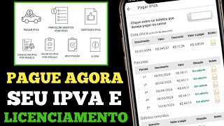 COMO CONSULTAR VALOR DO LICENCIAMENTO DO VEÍCULO 2024 COMO CONSULTAR VALOR DO IPVA PELO DETRAN 2024 [upl. by Faubert]