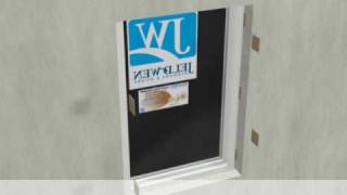 JELDWEN Flush Fin or Windowmaster EZ Frame Vinyl Window Installation [upl. by Barn486]