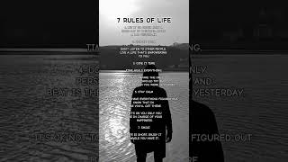 7 RULES OF LIFE [upl. by Germayne]