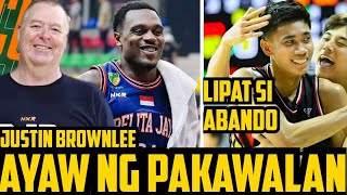 GINEBRA BROWNLEE AYAW PAKAWALAN NG PELITA JAYA  RHENZ ABANDO LIPAT BAGONG KOPONAN [upl. by Lebatsirc]