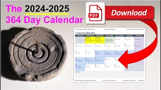 20242025 Key of David 364 Day Calendar PDF Download Ready [upl. by Yssor]