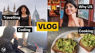 Real Day In Life of a 23yr Old Software Developer In The USA  LeapScholar Ft Mahima Sharma [upl. by Judenberg]