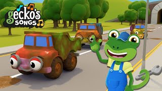 Geckos Top Ten Songs  Nursery Rhymes amp Kids Songs  Geckos Garage  Truck Song For Kids [upl. by Nitsirt]