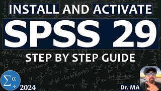 Free IBM SPSS 29 2024  How to Install amp Activate Free SPSS 29  Free IBM SPSS Statistics 29 [upl. by Shermie]