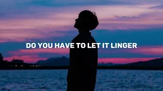 Linger  Royel Otis Lyrics Video [upl. by Raymond417]