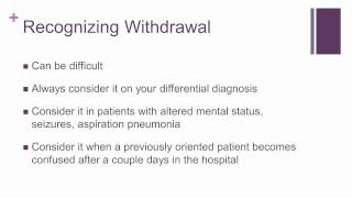 Alcohol Withdrawal in the Intensive Care Unit [upl. by Philippine949]