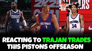 Detroit Pistons Beat Reporter On Trajan Langdon Trades This Offseason [upl. by Ocram]